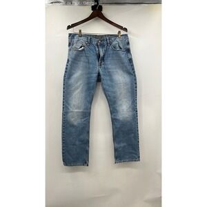 American Eagle Original Straight Jeans Men's Size 34x32 Blue Light Wash